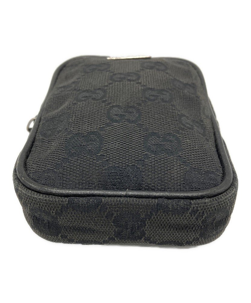 GUCCI Cigarette Case 115249 Black Authentic From Japan