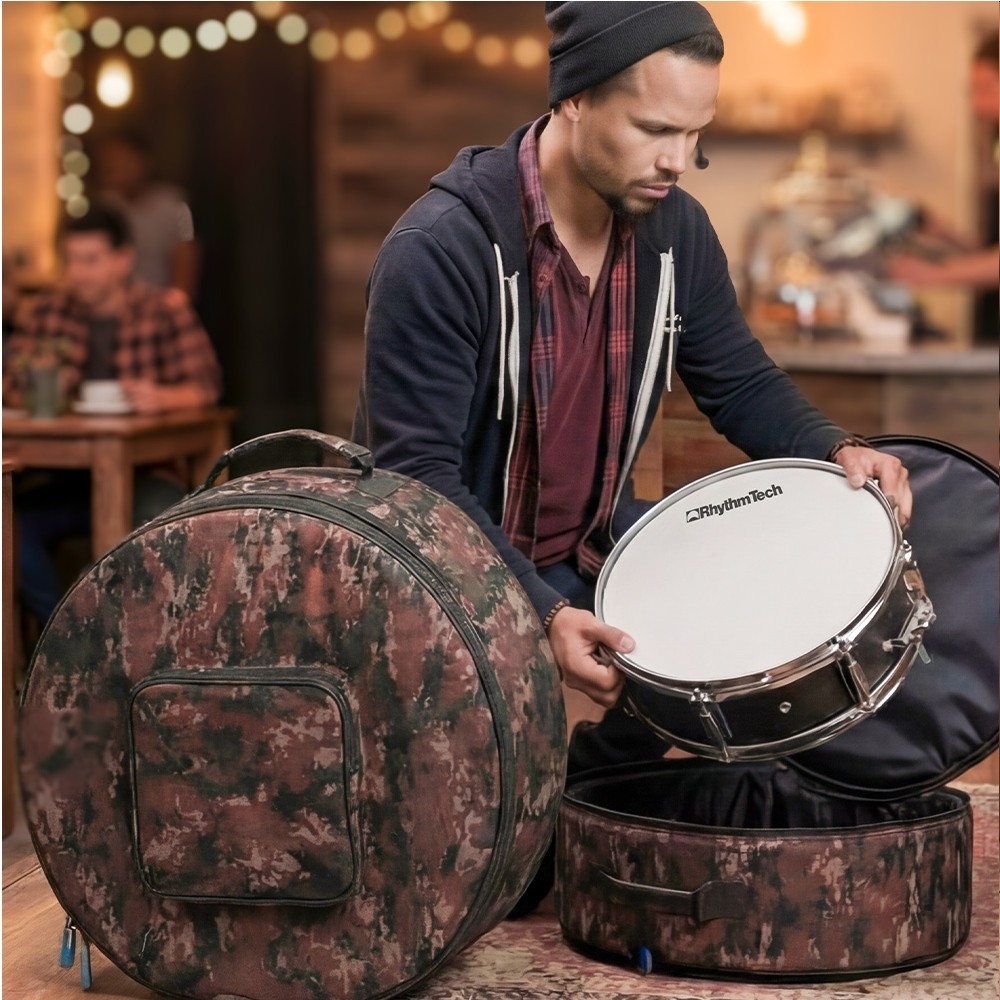 RHYTHM TECH SESSION GO DRUMKIT 3-Piece with mounts & Tandem Bag Backpack