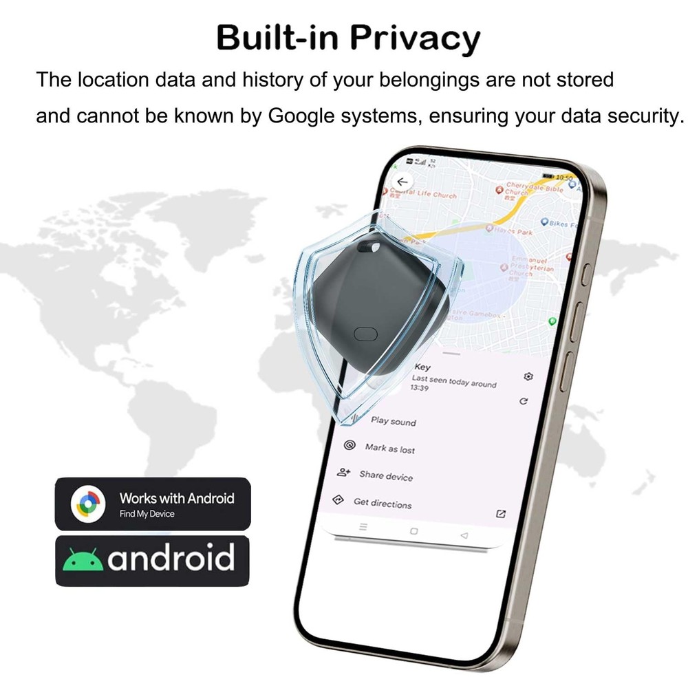 Android air Tags-2 Pack,Air Tag for Android,Google Certified Android Tracker ...
