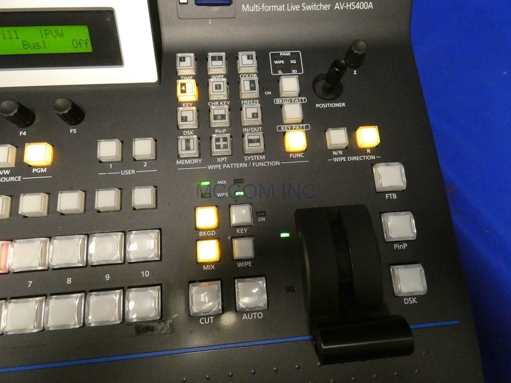Panasonic AV-HS400A 6 Input Multi-Format HD Switcher w/ AV-HS04M5, AV-HS04M3