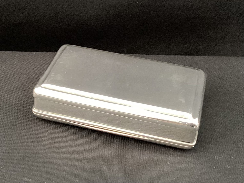 Sterling Silver Snuff Box