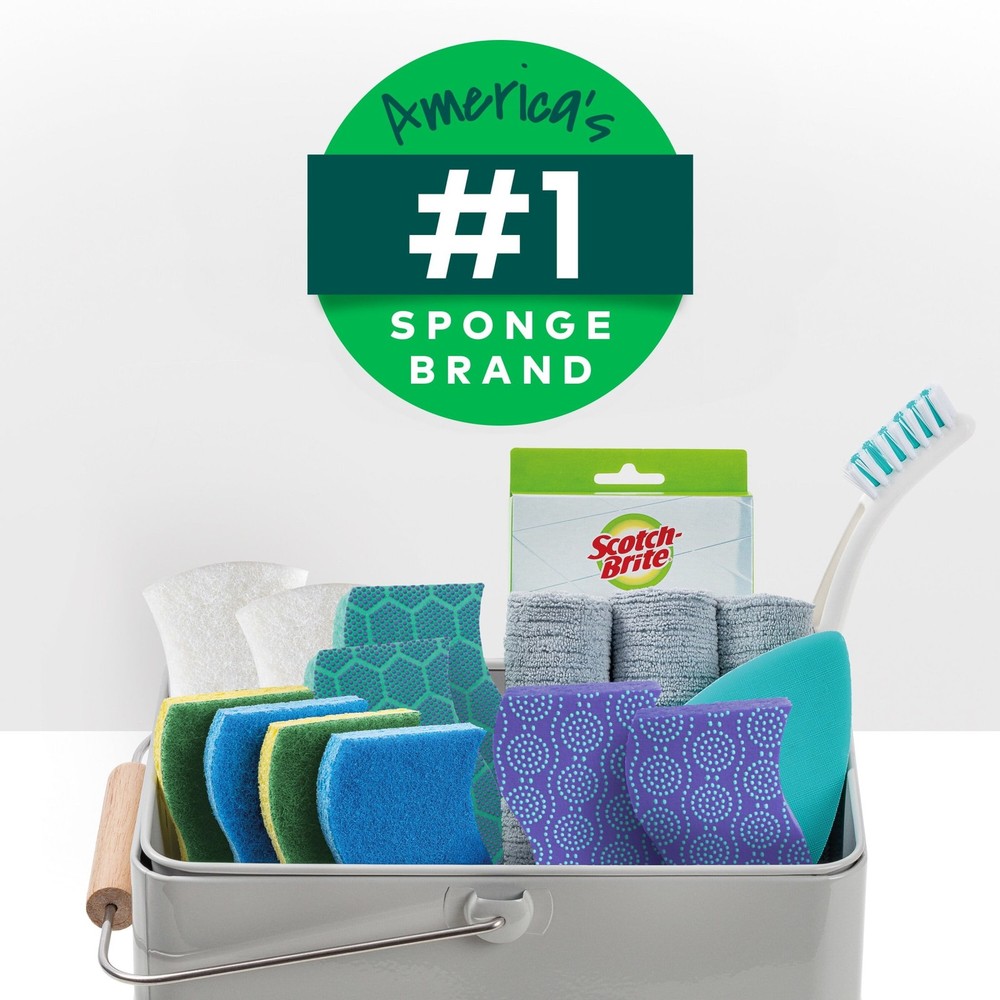 Non-Scratch, Zero Scratch Scrub Sponges, 9 Sponges