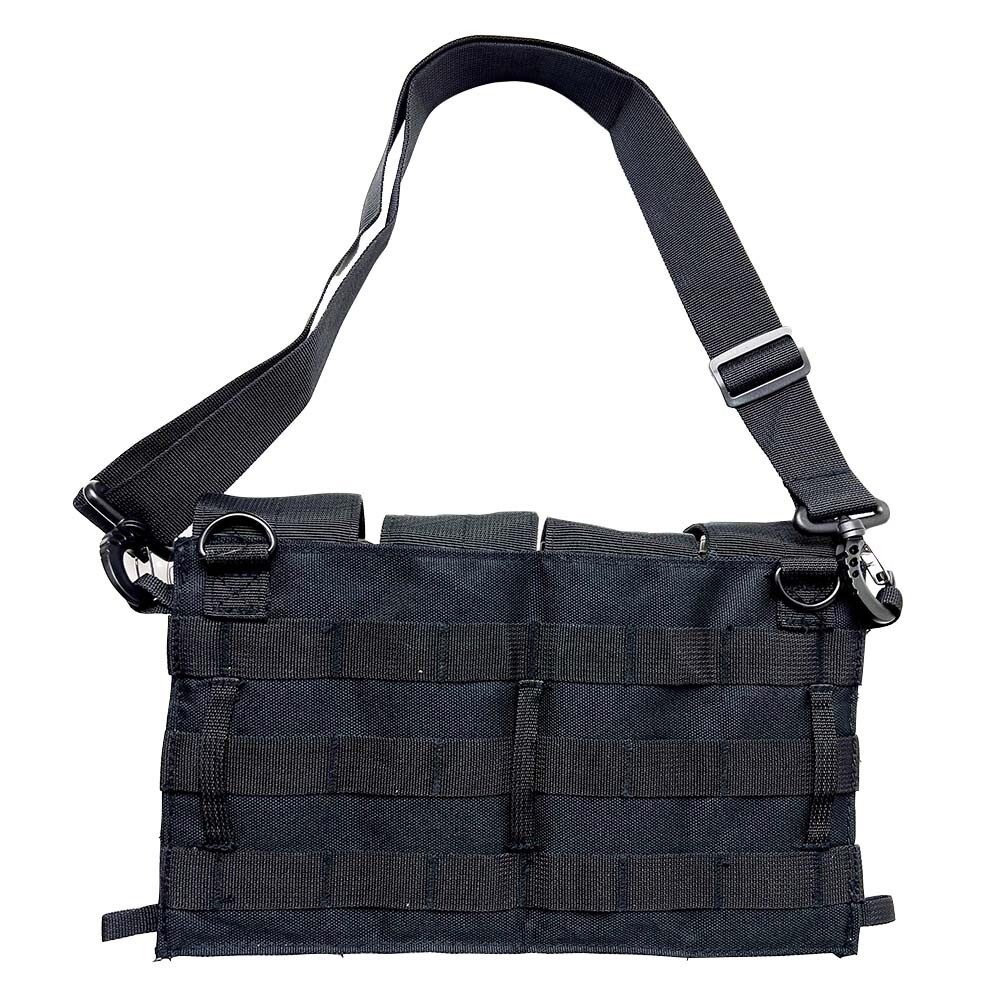 VISM Magazine Carrier Tote MOLLE 8-Mag Pouch for Rifle Bandoleer Hunt Shoot GRN