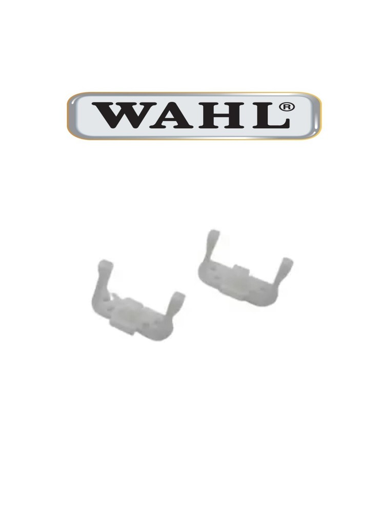 (2) Wahl Trimmer Standard / T Blade Replacement White Backing Plastic Piece Part