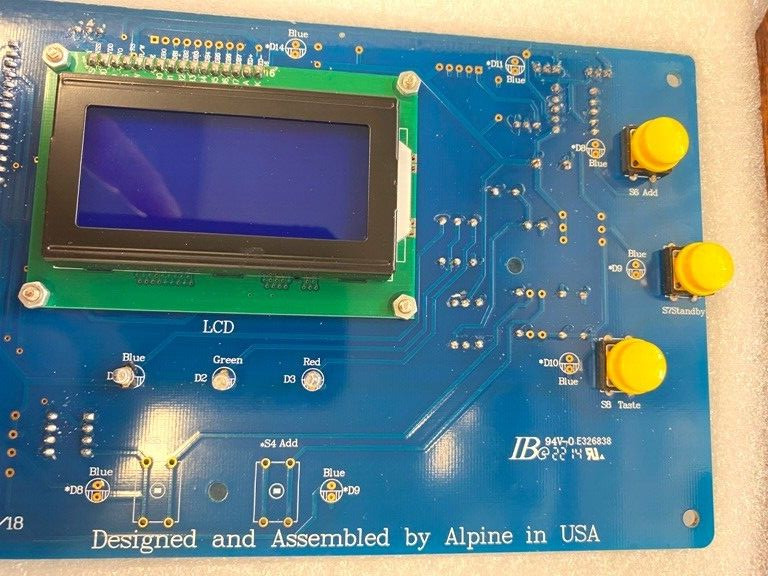 Ice Cream Machine Display Control Panel Board/ New Part/ Alpine 360a