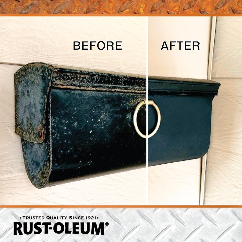 215215 Stops Rust Rust Reformer Spray, 10.25 Oz, Black