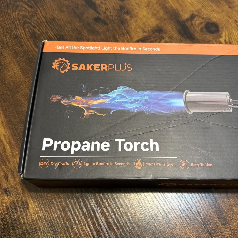 Saker plus MT-920 Propane Torch Trigger Start Cooking Grill Torch New w/Open Box