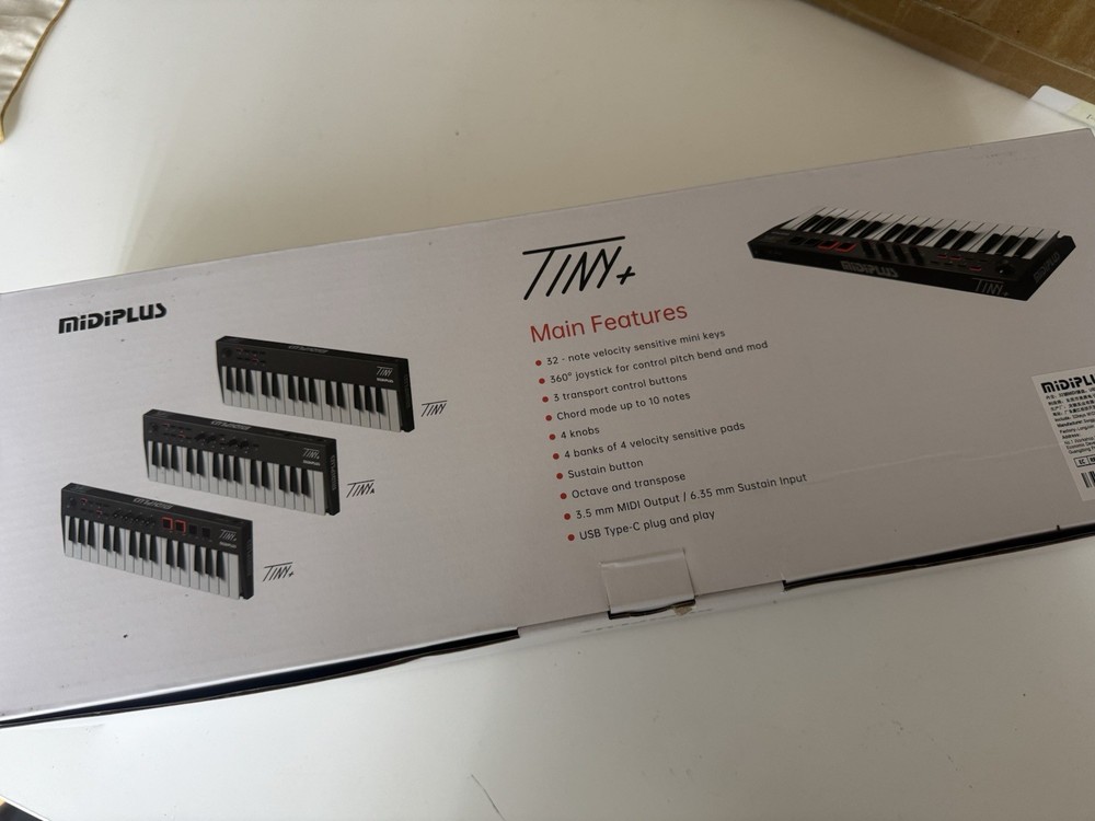NEW midiplus TINY+mini USB MIDI keyboard Controller 32-Key USA