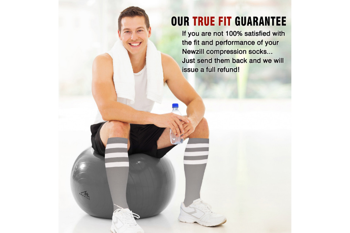 ⭐️NEWZILL Compression Socks(20-30mmHg) Unisex,Support,Circulation&Recover|1 PAIR