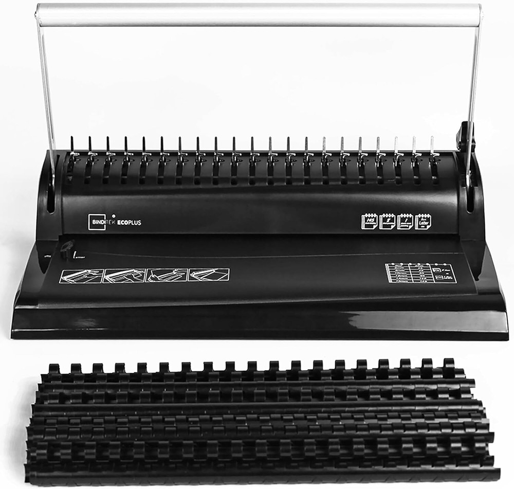 Binditek - ECOPLUS - Manual Comb Binding Machine - 19 Holes - 145 sheet binding