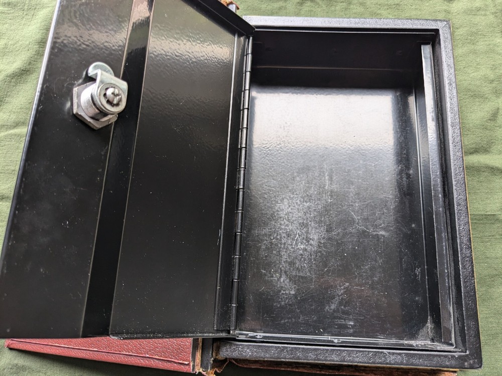 Breitling Book Safe Lock Box (Broken Lock, No Key)