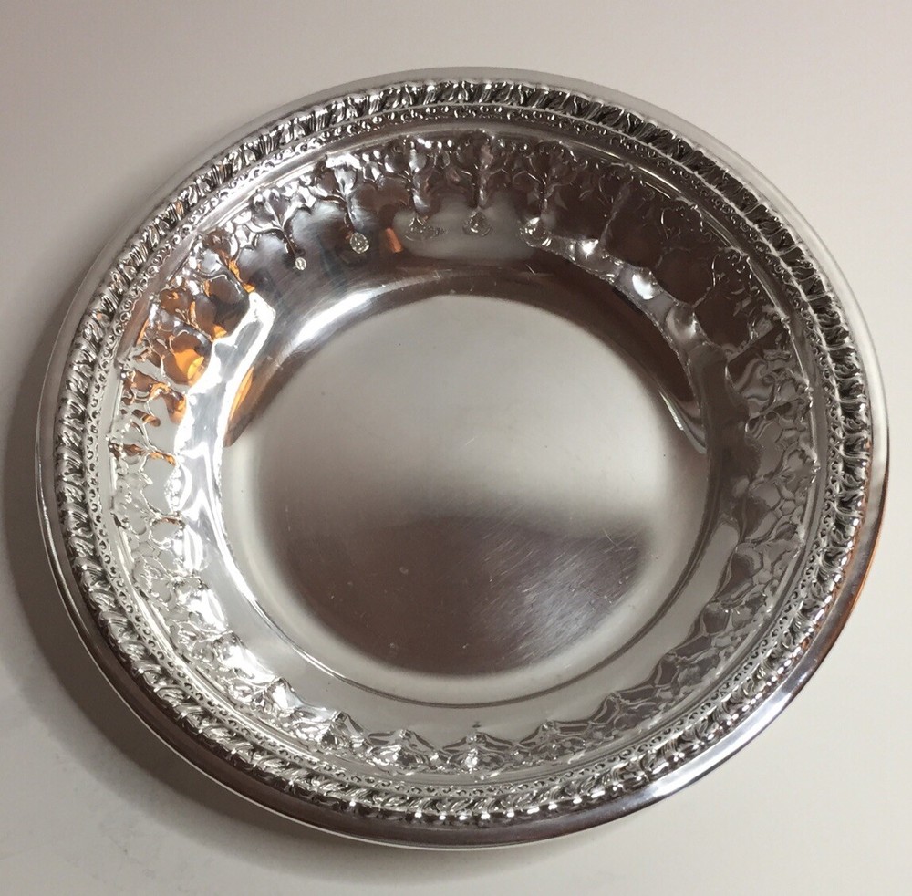Reed & Barton Silverplate Candy Dish 6.5”