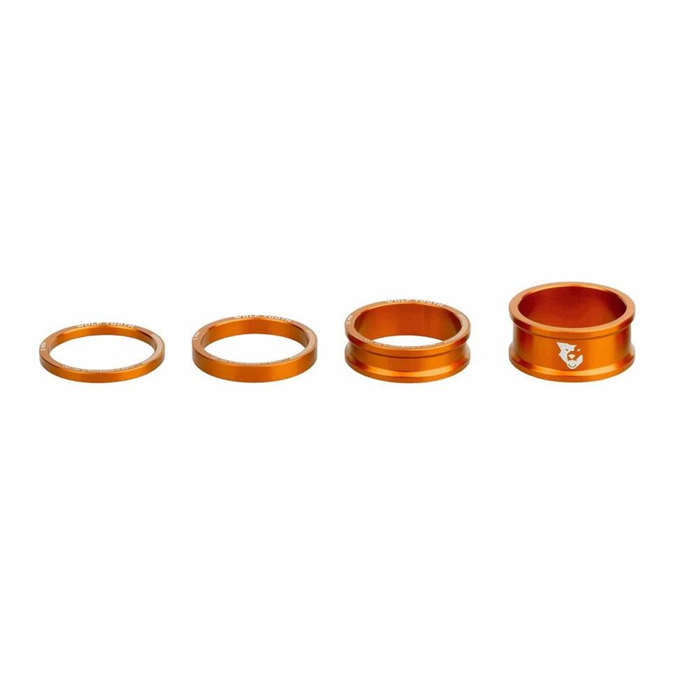 Wolf Tooth Anodized Aluminum Headset Spacers - Precision CNC, Multiple Sizes &
