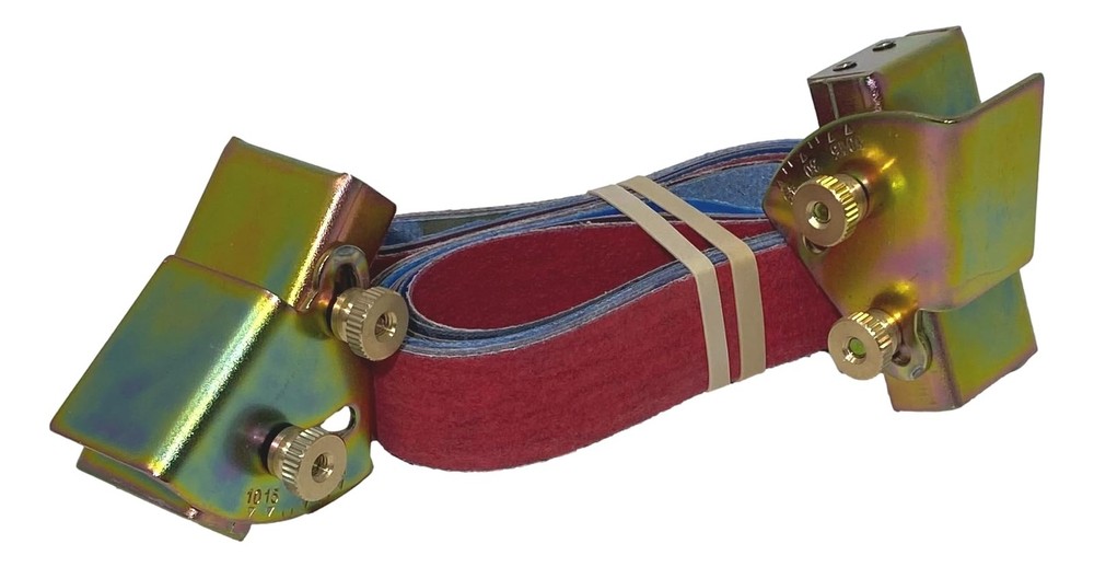 1" x 30" Knife Sharpening Combo Pack - Includes 2 Angle Guides + 6 Grit Belts