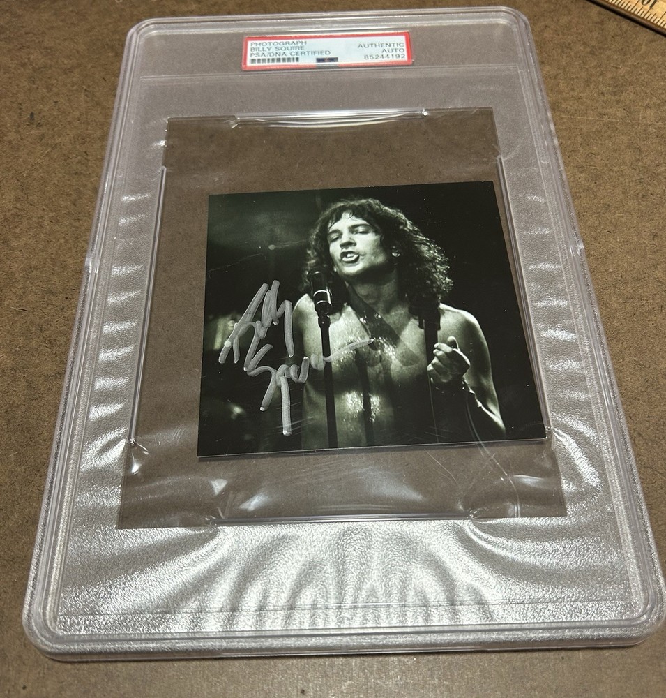 PSA/DNA CERTIFIED BILLY SQUIRE AUTHENTIC PHOTO AUTOGRAPH
