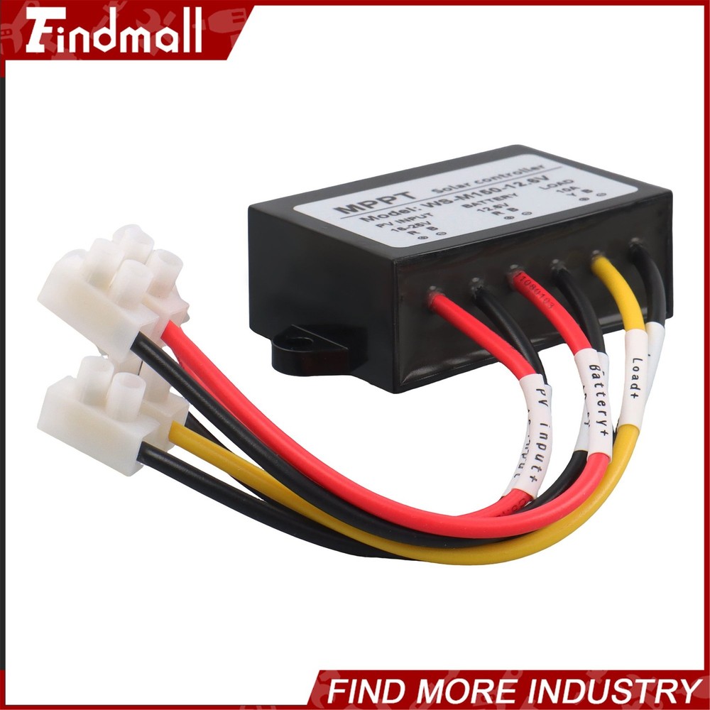 Findmall Solar Battery Charge Controller Boost MPPT Voltage Adjustable 150W