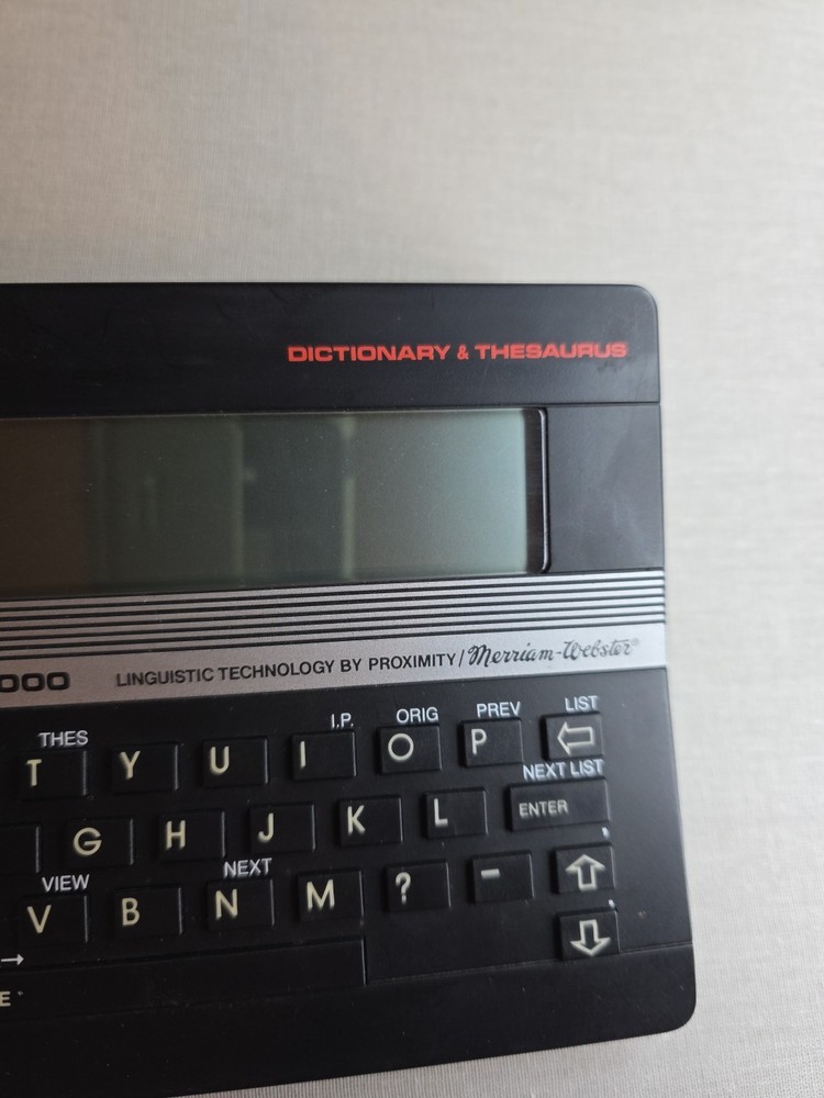TESTED Franklin Language Master 3000 Electronic Dictionary & Thesaurus LM-3000B