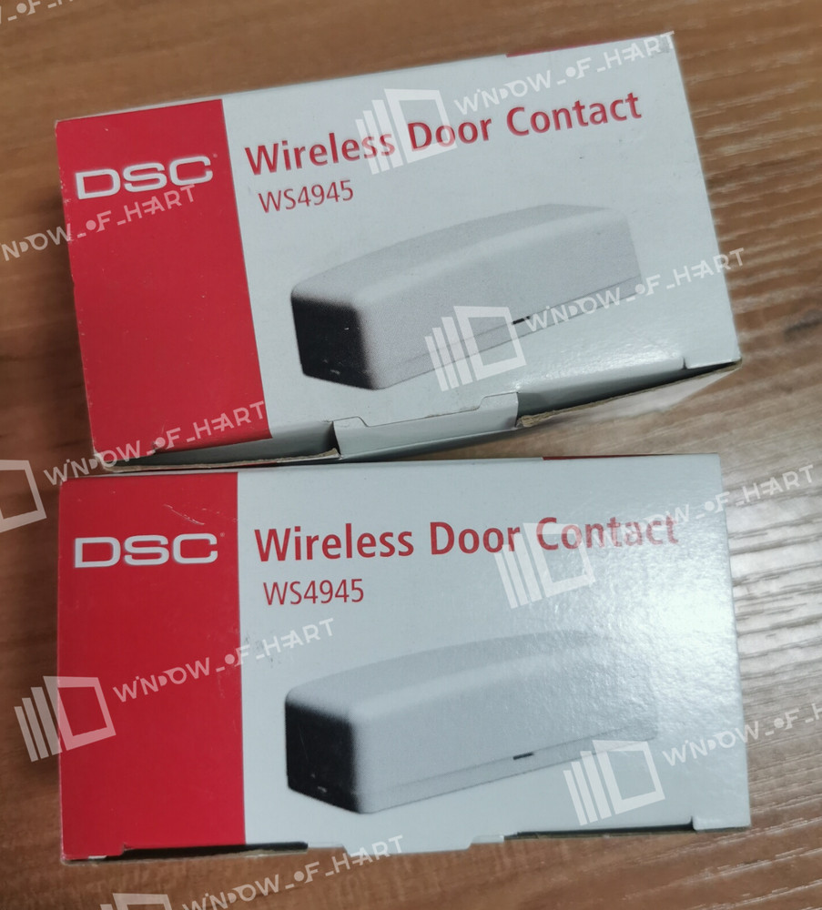 2PCS DSC WS4945 Wireless Door Window Contact Sensor FedEx or DHL delivery