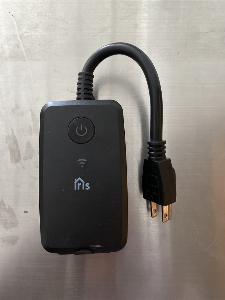 Iris Outdoor WiFi Smart Plug 120-Volt Black Smart Plug B17