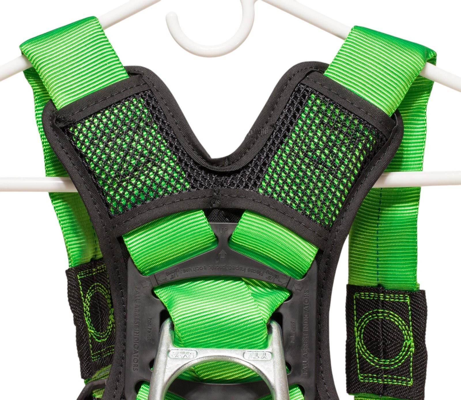 Miller Revolution Harness XS Green Python Webbing Quick Connect Leg Buckles