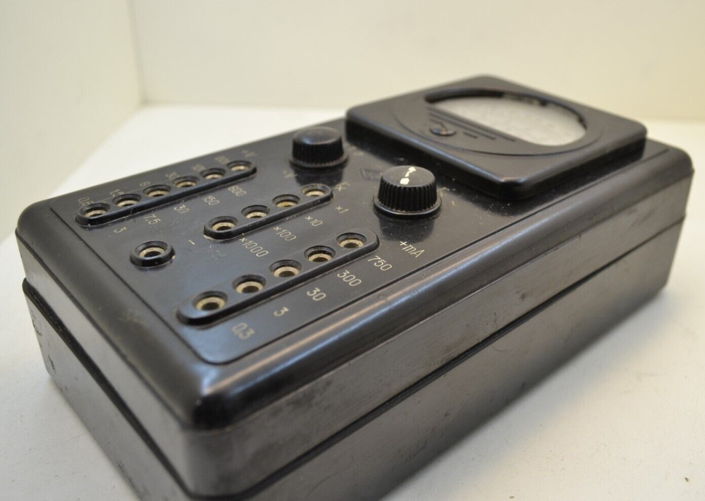 Vintage electrical measuring instrument from 1965