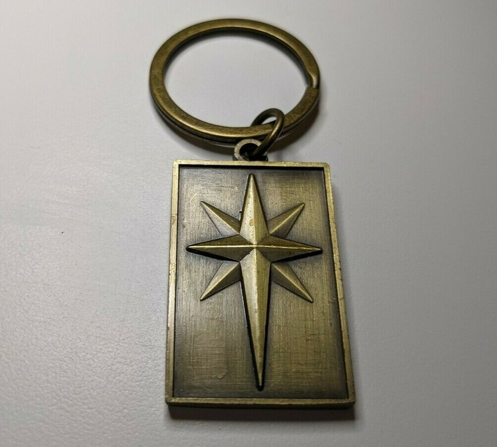 BattleTech Daggerstar Exclusive Reward, Metal, Rectangular, Gold Tone, Keychain