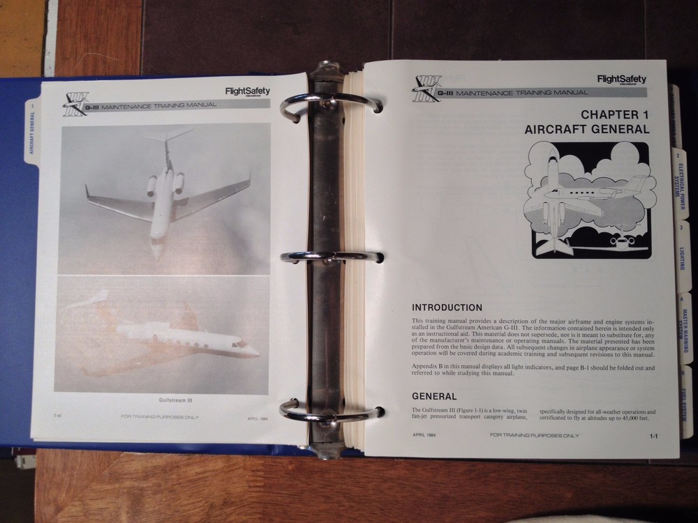 Gulfstream G-III Maintenance Training Manual
