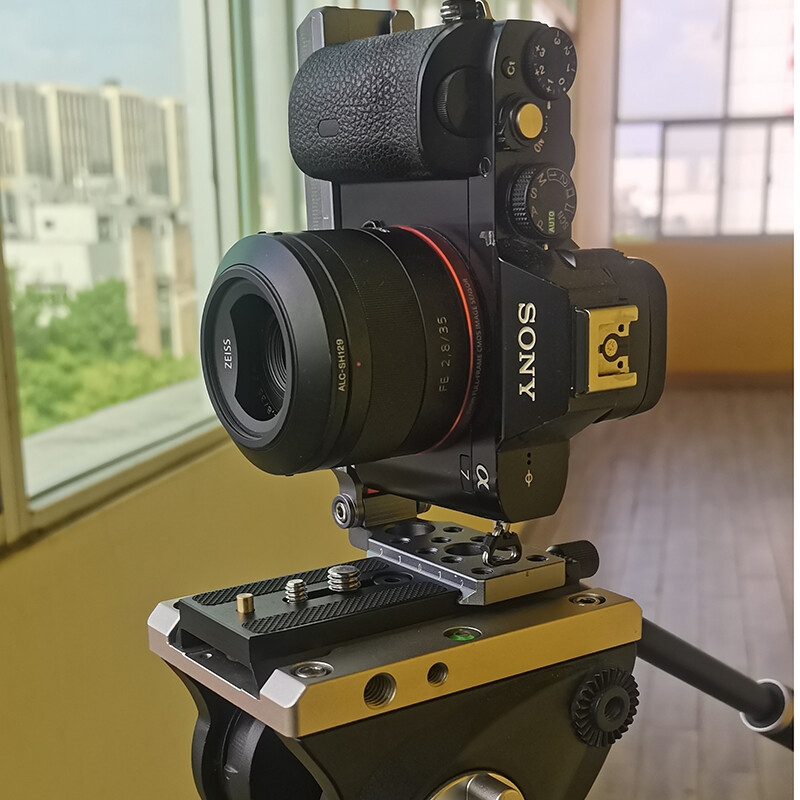 Manfrotto-Type Quick Release Plate With Arca-Type Clamp For Camera For Camera