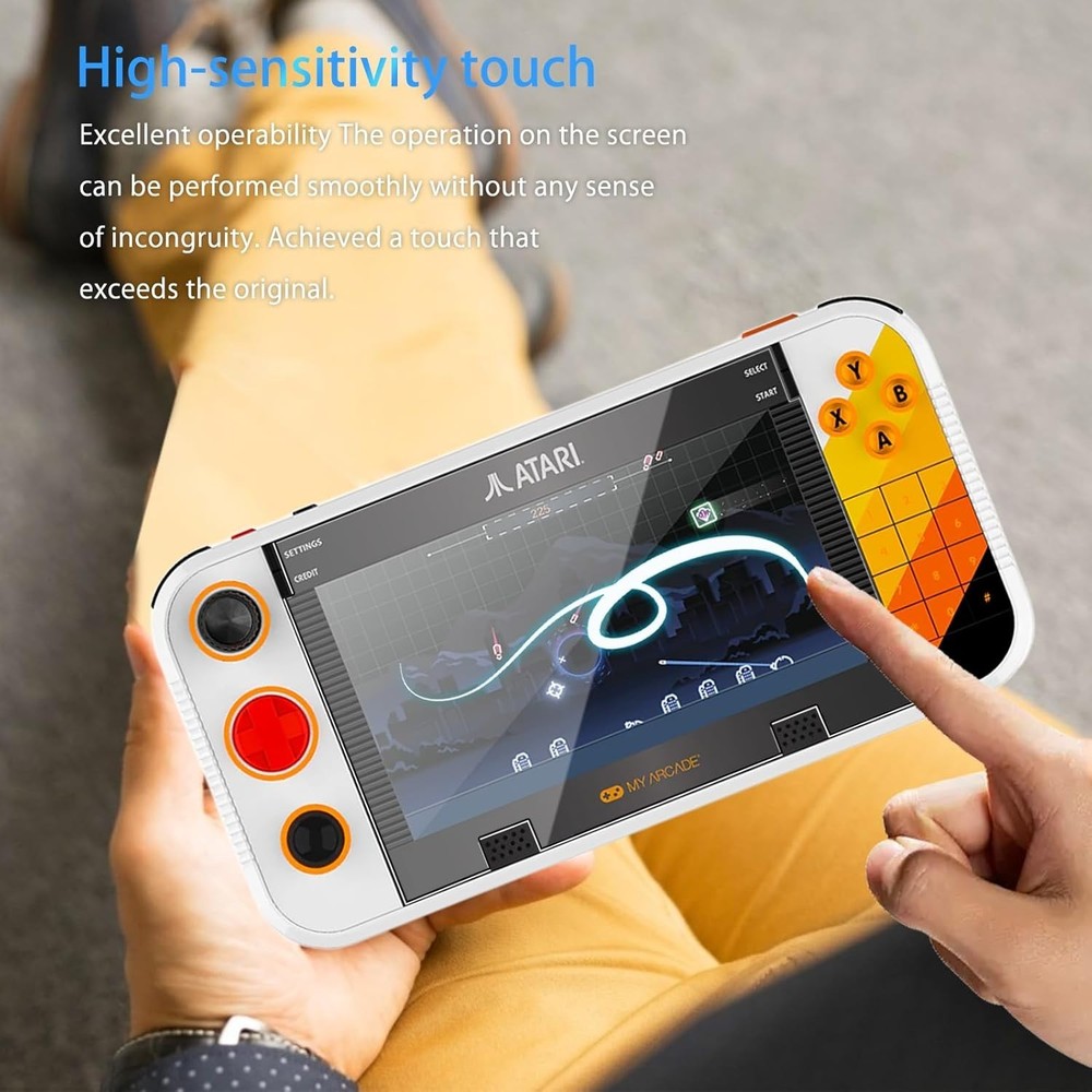 Ultra-Thin Anti-Fingerprint Screen Protector for Atari Gamestation Go, 2-Pack