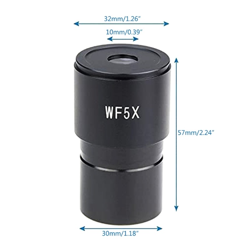 Professional Ocular Lens Standard Widefields Eyepiece with Scale for Microscope