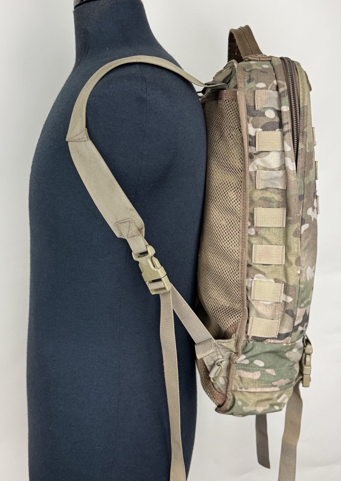 Multicam TSSI TACOPS M-9 Medic Aid Bag Backpack PACK ONLY USED Missing Parts