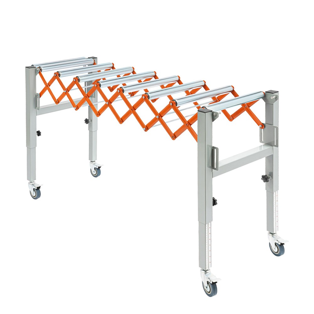 Adjustable Conveyor Table Flexible & Extendable Conveyor Roller Table 50kg max.
