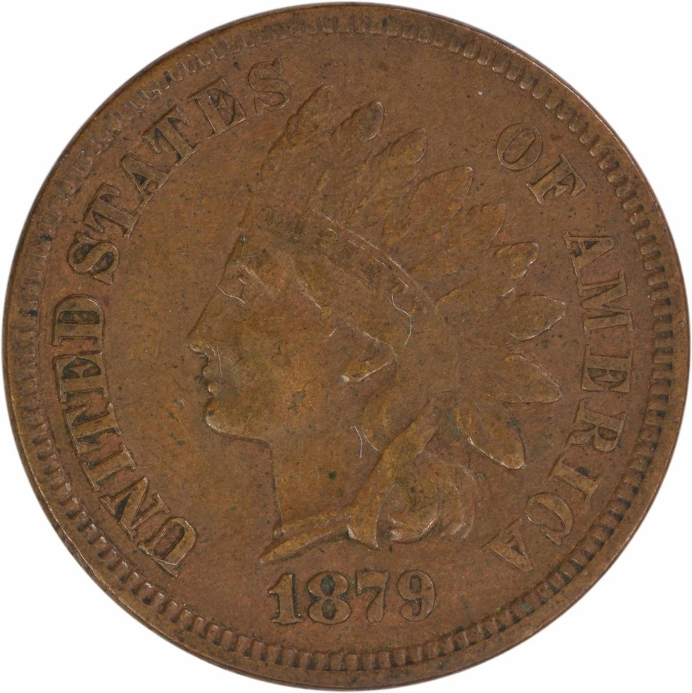 1879 Indian Cent EF Uncertified #216