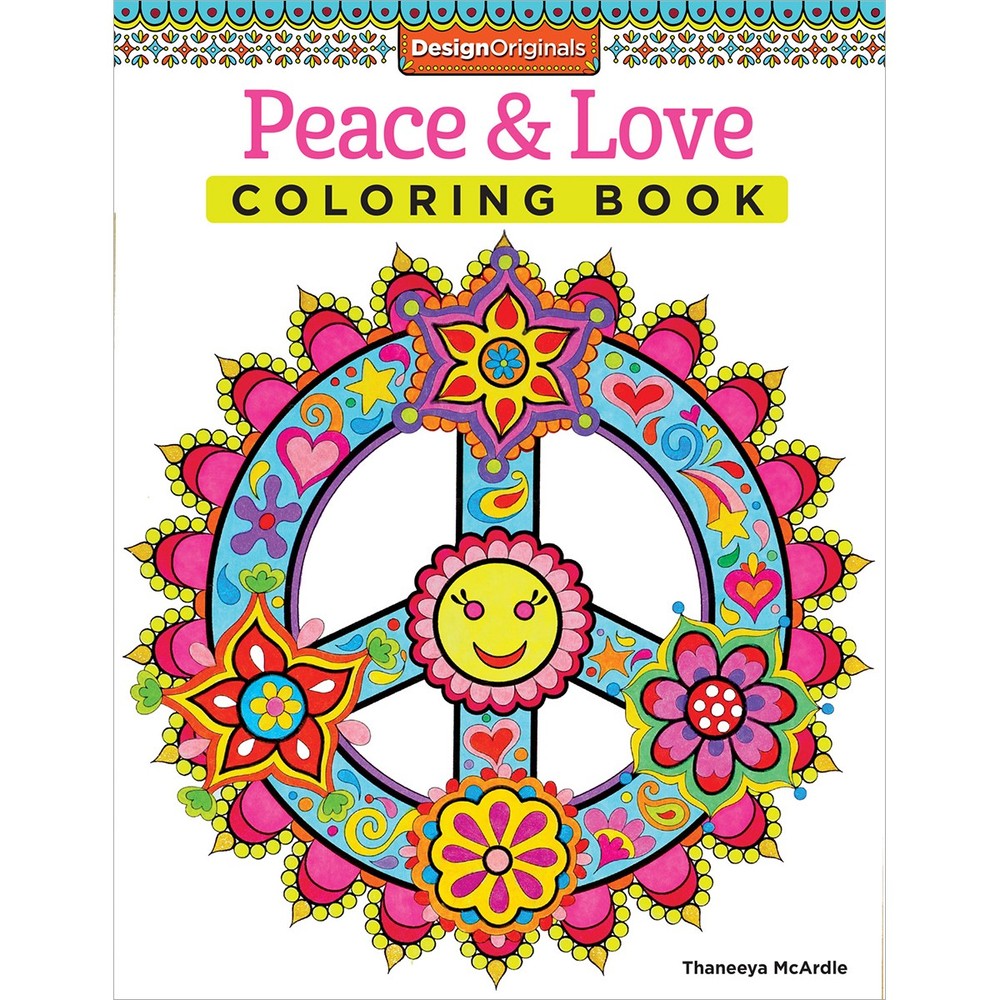 Peace & Love Coloring Book-