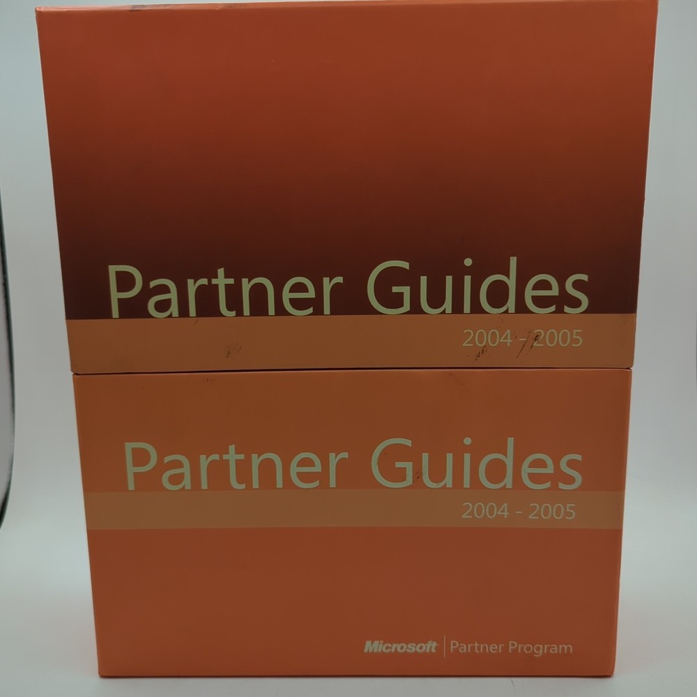 Microsoft Partner Guides 2004-2005 SEALED - CS10