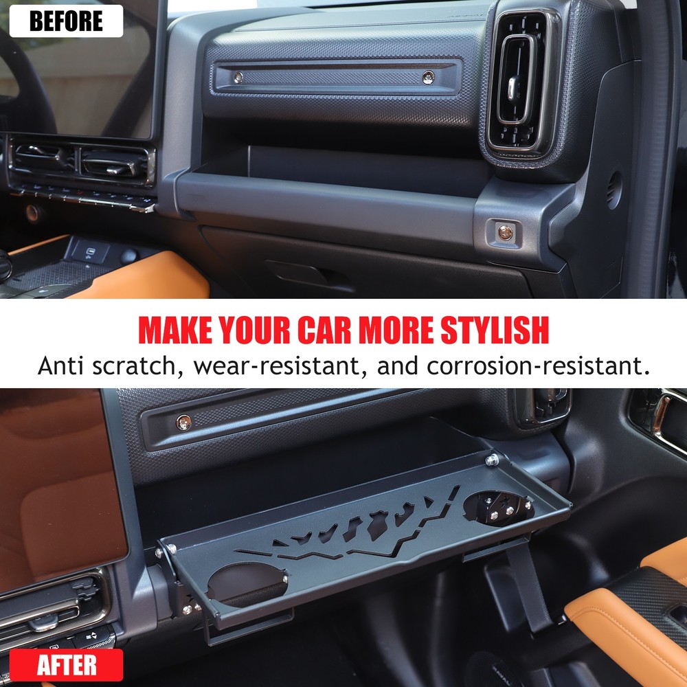 Passenger Side Multi-Function Storage Rack Aluminum Alloy For Haval Raptor 2023+