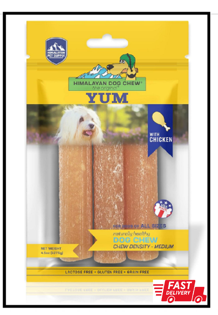 Himalayan Dog Chew Original Yak Cheese Dog Chews, 100% Natural, Long Lasting, Gl