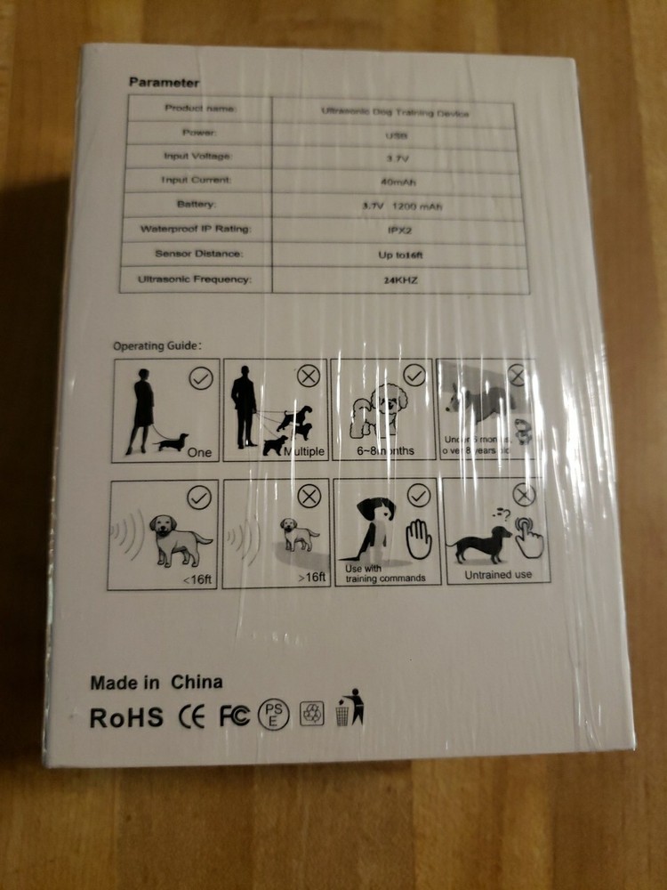 Ultrasonic Bark Control Pets Intelligent Training Expert Handheld Bark Training