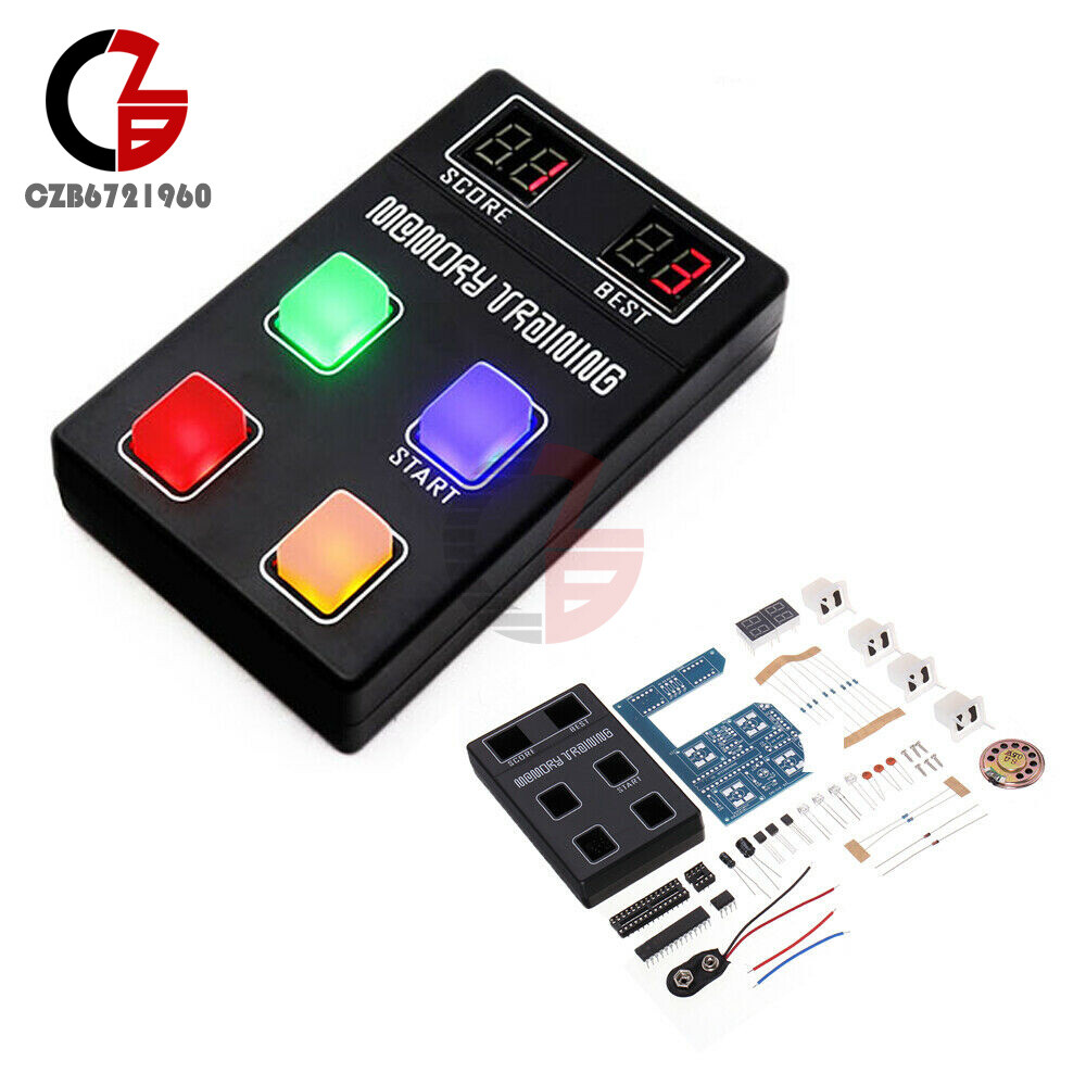 Funny Memory Game Console Electronic Kit LED Training Competition Kit DIY New