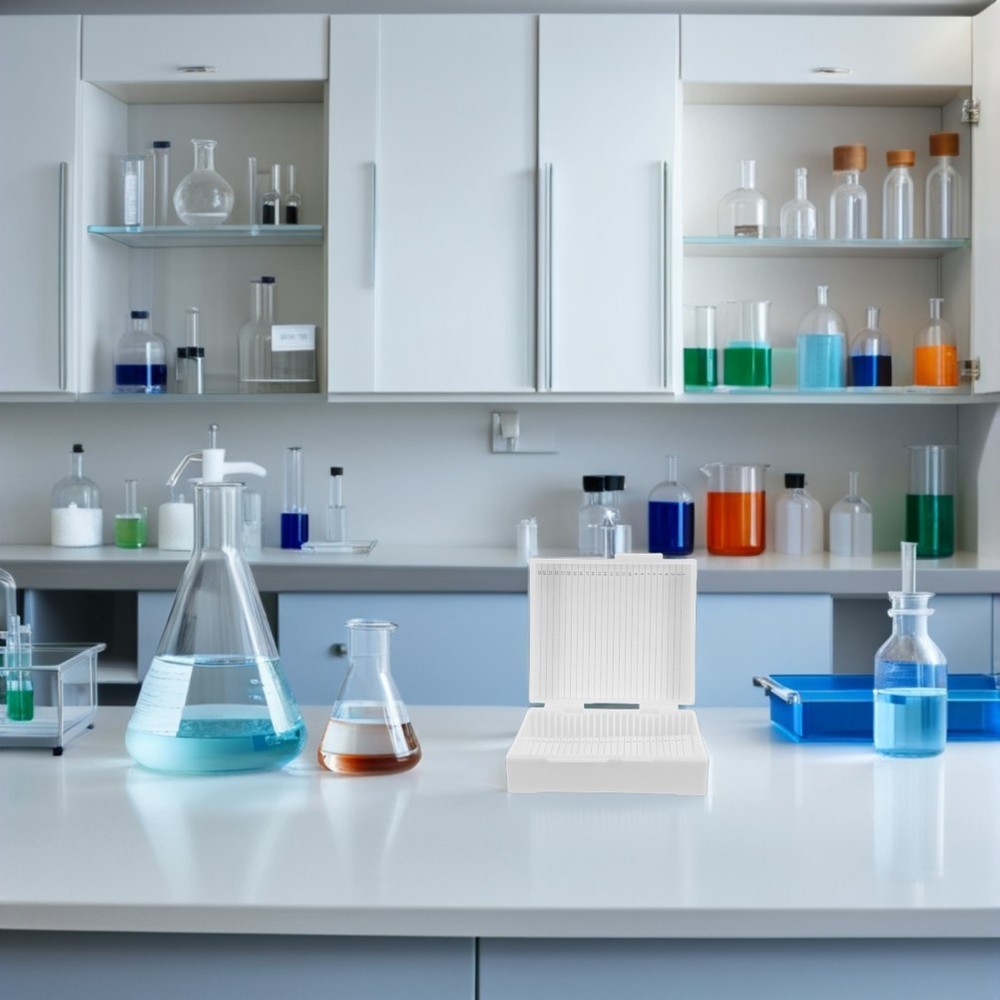 Microscope Accessories Plastic Slide Container Laboratory Holder