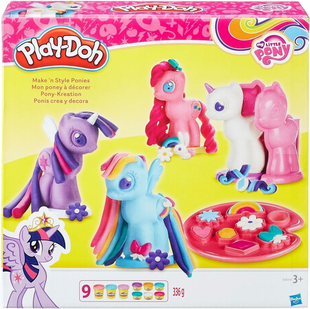 Educational Play-Doh Make & Style Ponies Set for Ages 2+ – Creative Expression
