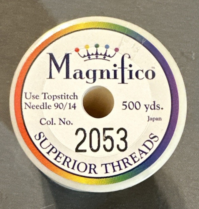 Superior Threads, Magnifico Color 2053 - 500 Yds #40 HTT Polyester Thread Spool
