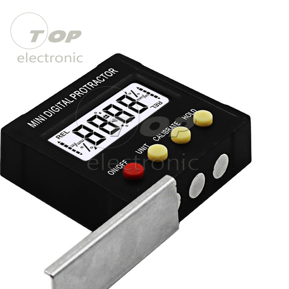 Mini Digital Protractor Gauge Level Angle Finder Inclinometer Magnet Base
