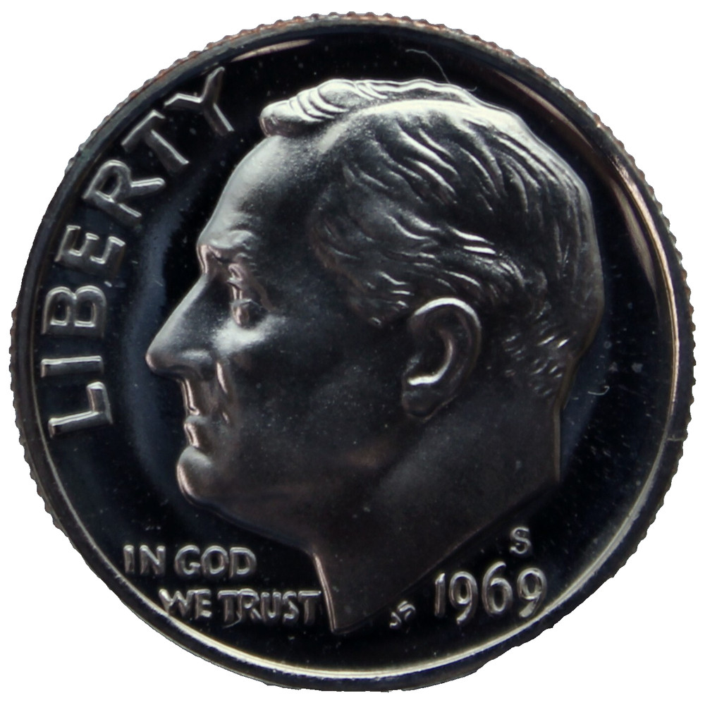 1969-S Proof Roosevelt Dime