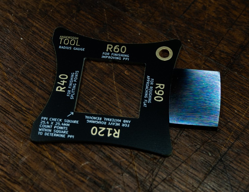 Scraping Radius Gauge