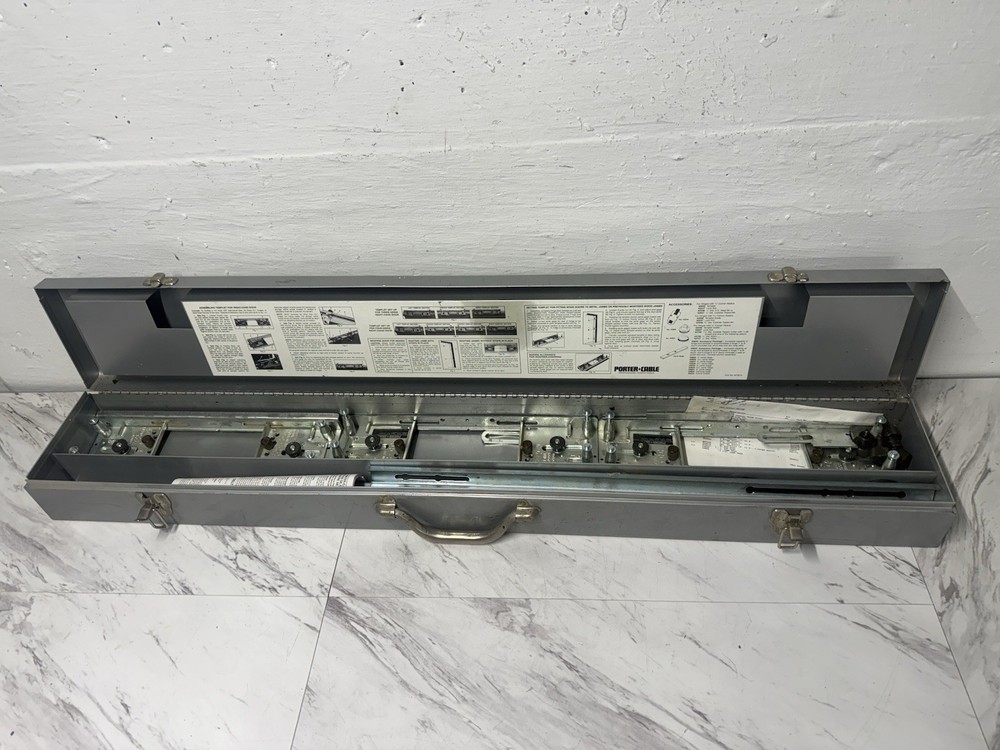 Porter Cable Model #59380 Hinge Butt Template Kit With Metal Case