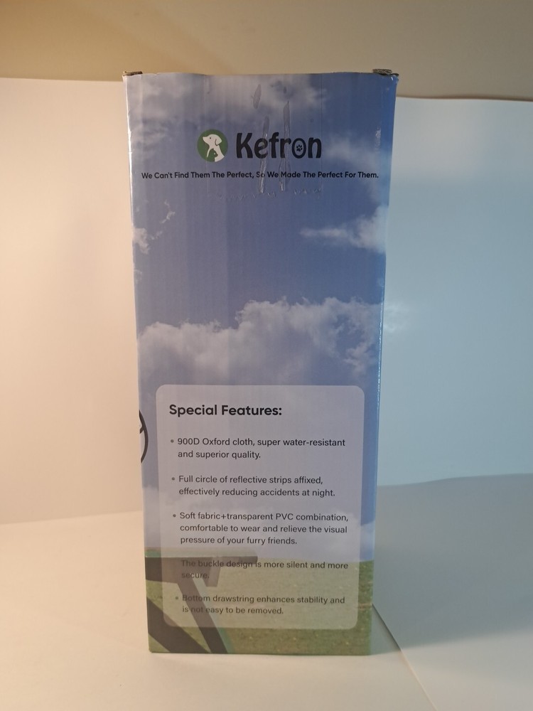 Dog Cone Adjustable Button Kefron, NEW SEALED