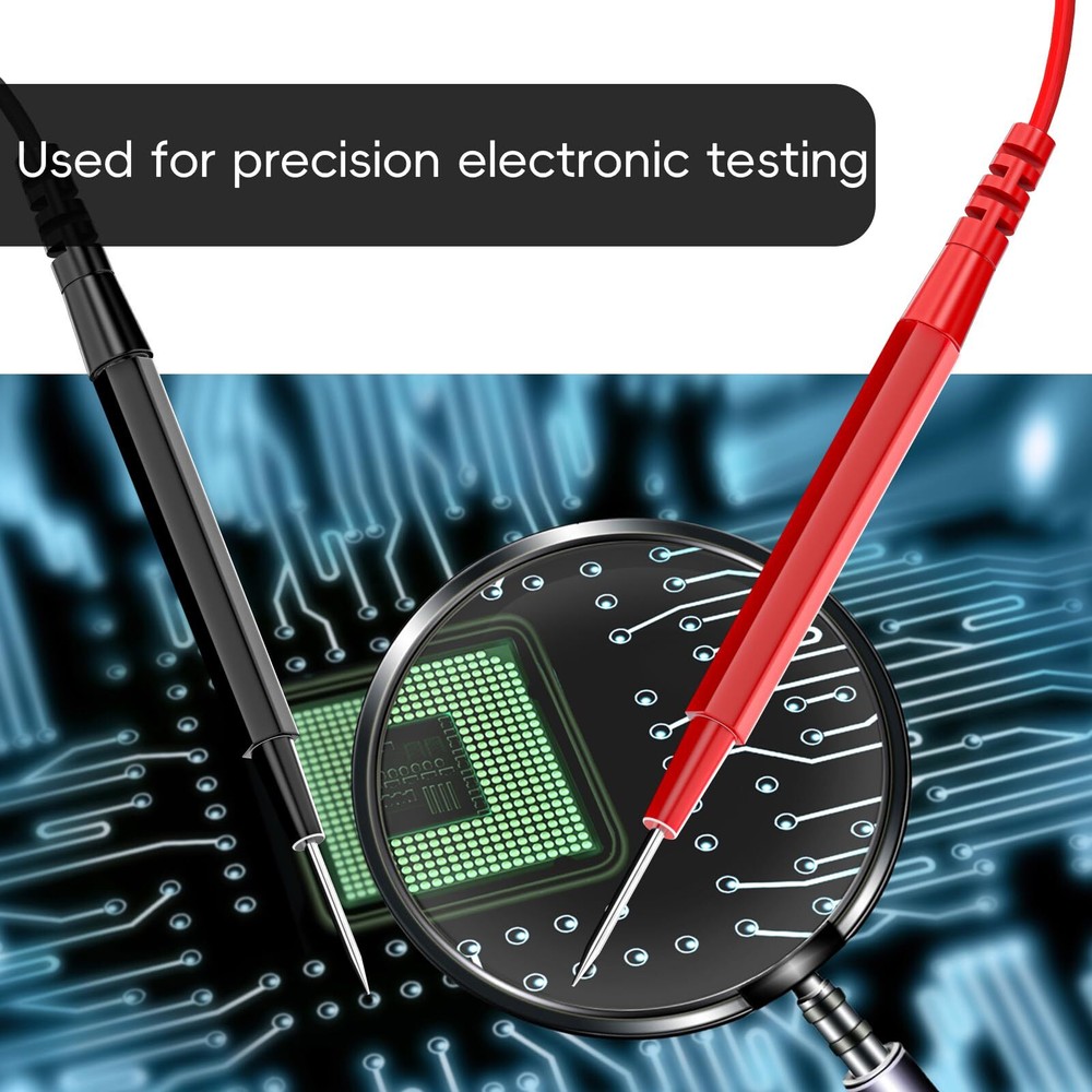 16PCS Multimeter Test Leads Kit Replacement Test Wire Set with Alligator Clips