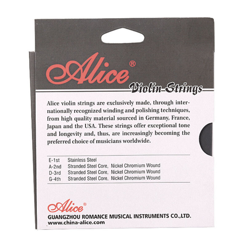 Alice A706 Professional Violin Strings 4-string Set E-1 A-2 D-3 G-4