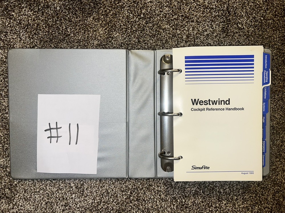 SimuFlite Westwind Cockpit Reference Handbook